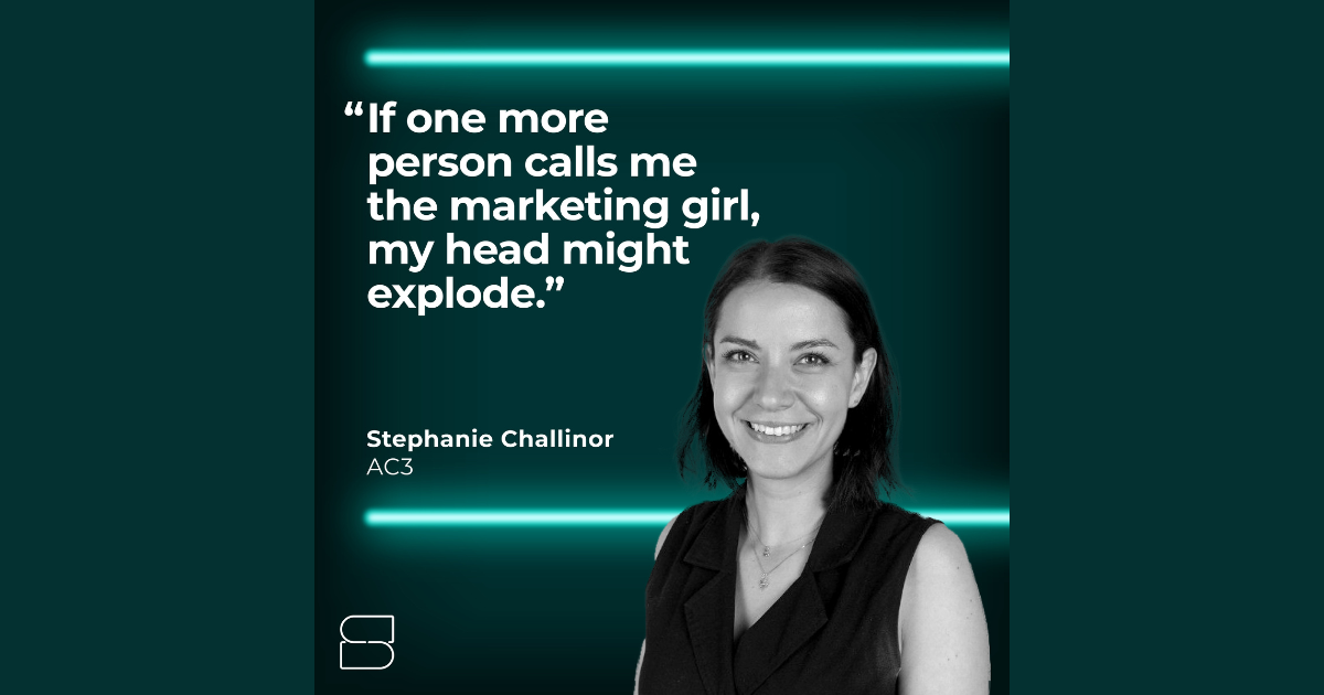 If one more person calls me the marketing girl, my head might explode.